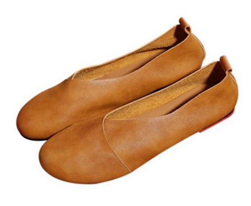 Naisten nahkaiset ballerinat Grace J2374