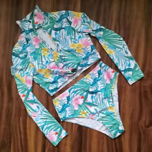 Naisten pitkähihainen bikini P727