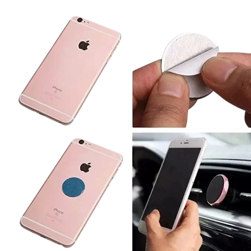 Naklejka magnetyczna na telefon komórkowy 30 mm Płytka metalowa do uchwytu magnetycznego Akcesoria do telefonów Krążek samoprzylepny Uniwersalny