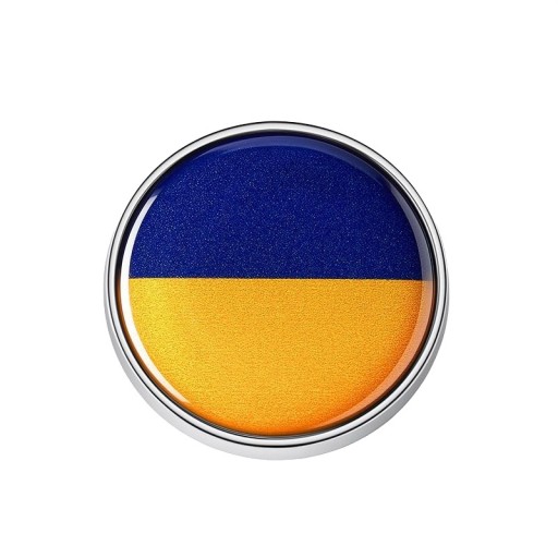 Naklejka na samochód z flagą Ukrainy