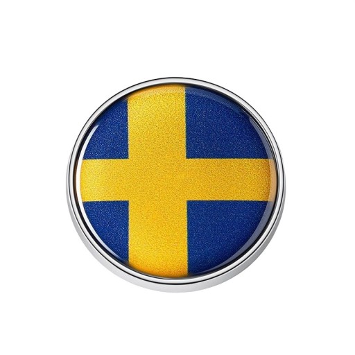 Naklejka ze szwedzką flagą