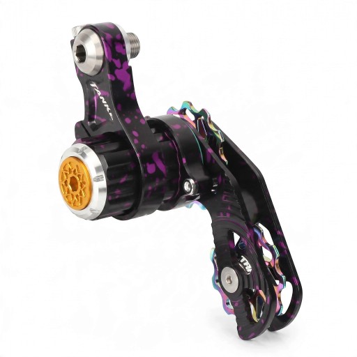 Napainaja TANKE 1-vaihteisille Single speed CNC-pyörille 11 hammasta Alumiiniseos Musta ja violetti MTB- ja Dirt Jump -pyörille