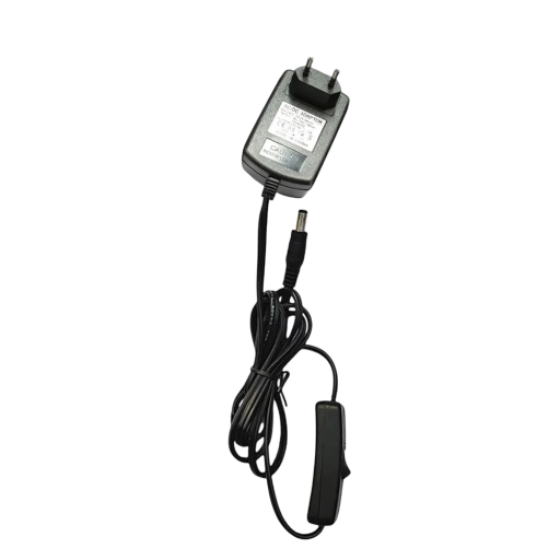 Napájecí kabel s adaptérem pro řezačku polystyrenu DC konektor 8×6 cm síťové napájení černý pro řezací pero