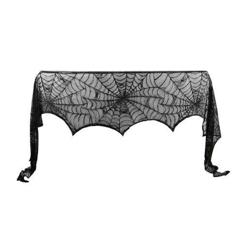 Nappe avec motif de toile d'araignée 244 x 45 cm