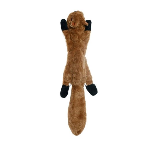 Nariseva pehmolelu koirille 45 cm orava ilman täytettä kestävä interaktiivinen lelu nariseva purulelu pehmolelu koirille