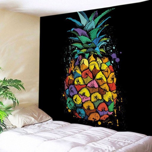 Nástěnná tapiserie s ananasem
