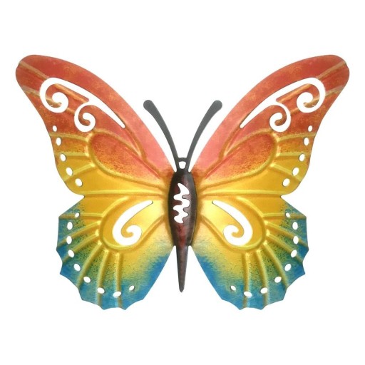 Nástěnná zahradní dekorace motýl