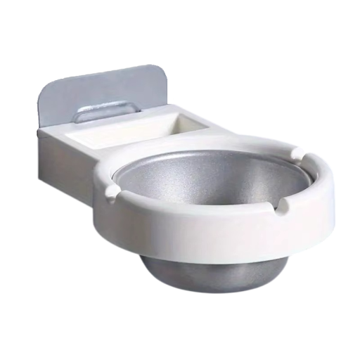 Nástěnný popelník z nerezové oceli 13×8×7×2,5 cm Minimalistický bezdýmný popelník pro domácnost kancelář interiér exteriér