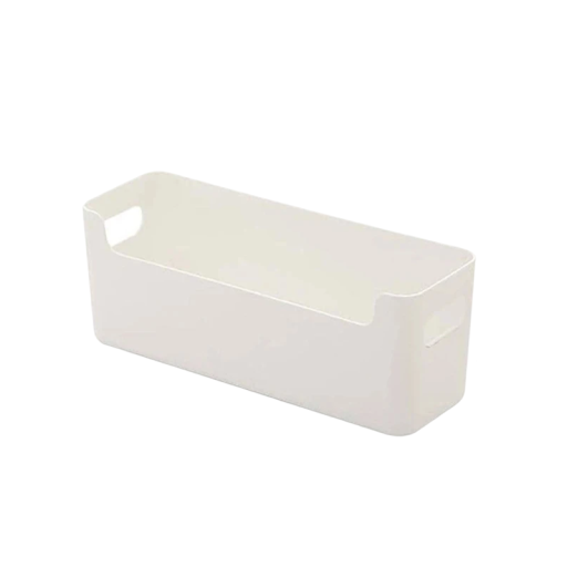 Nástenný úložný košík 25,5 x 8,5 x 9,5 cm Plastový organizér z PP na dvere kuchynskej skrinky Praktický držiak na hubky a čistiace