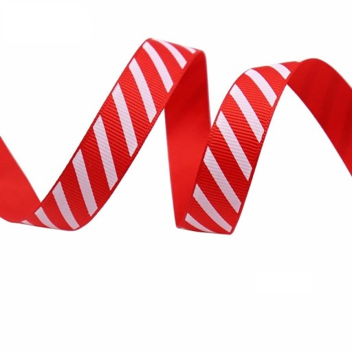 Nastro pruhato 16 mm x 9,1 m Nastro decorativo per regali Creazione creativa Nastro decorativo per imballaggio Lavoro manuale Decorazioni natalizie e festive