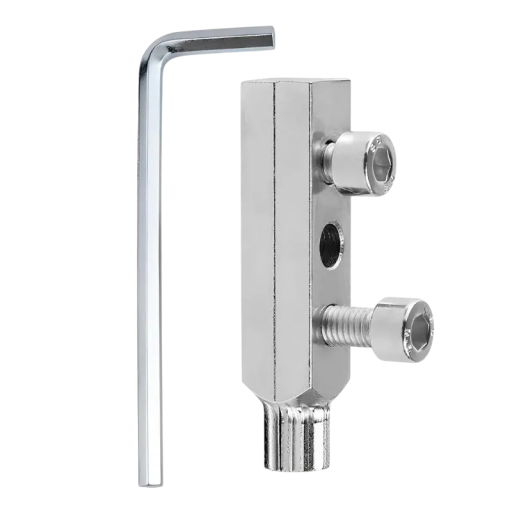 Nástroj na vytahování zlomených šroubů univerzální sada 7 cm ocelový klíč pro rohové ventily a demontáž poškozených spojů