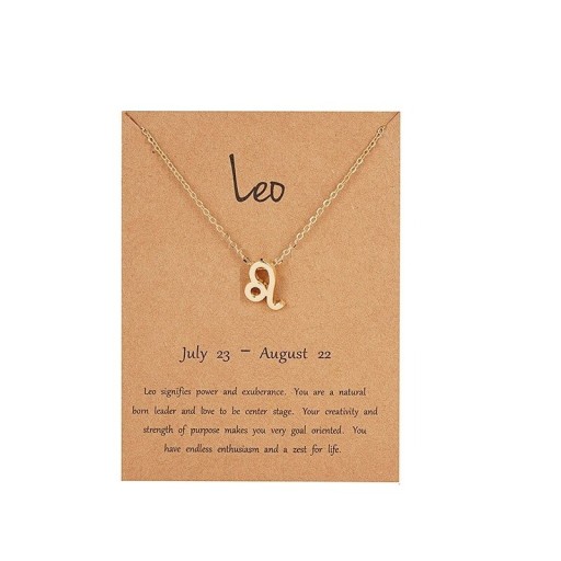 Naszyjnik damski ze znakiem zodiaku D185