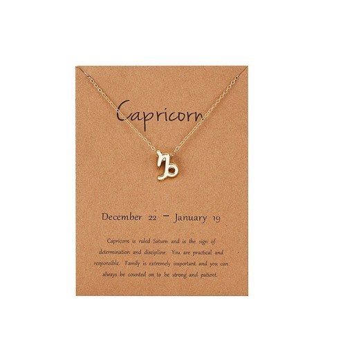 Naszyjnik damski ze znakiem zodiaku D185