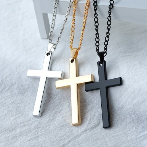 Naszyjnik z zawieszką w kształcie krzyża