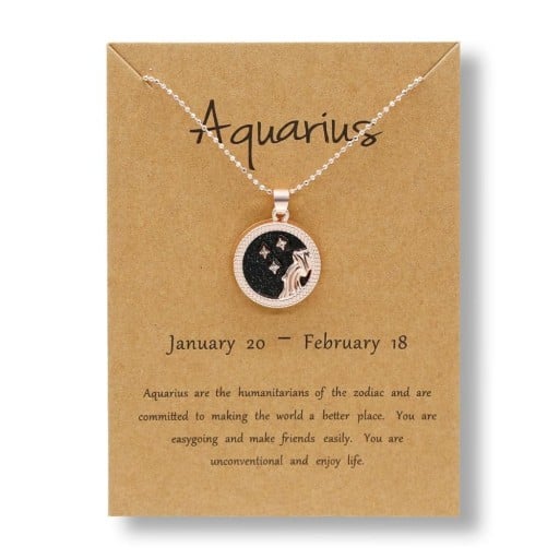 Naszyjnik ze znakiem zodiaku D131