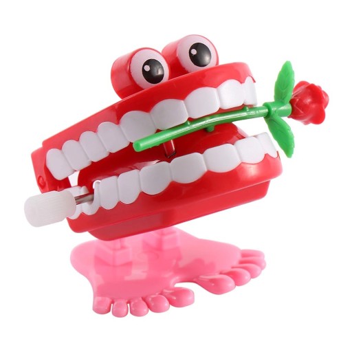 Natahovací zuby hračka