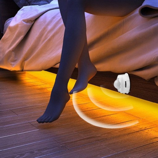Natsensor med bevægelsesdetektion og LED-strip J1401