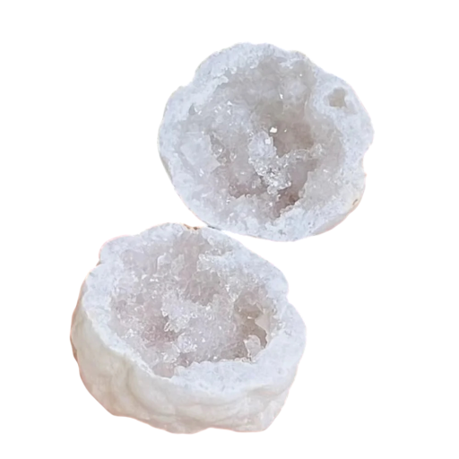 Naturale Achat-Geode ungeöffnet 2–3 cm kristalliner Stein heller Mineral Dekoration und Sammlerstück