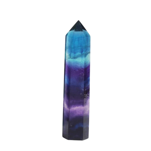 Natürlich gefärbter Fluoritkristall 5–6 cm Dekoratives Mineral 30 g Wahrsagestein Chakra-Energie Mineraliensammlung Meditationshilfe
