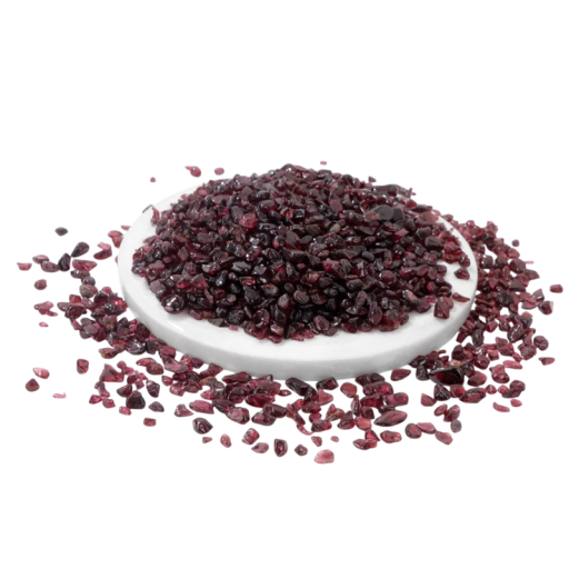 Natürliche Granatsteine 3–5 mm 100 g kleine Mineralsteine rot für Dekorationen, Basteln und Arrangieren