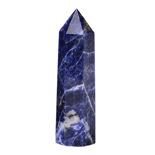 Natürlicher blauer Kristall 5-6 cm mit weißen Adern Mineralstein Innendekoration Stein für Harmonie und Energie 30 g