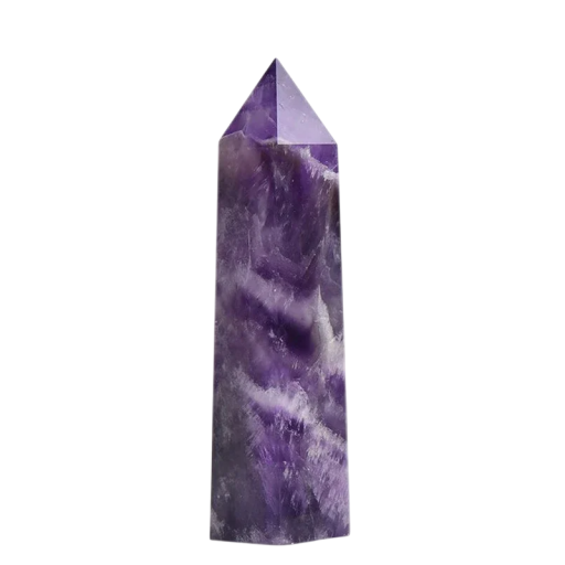 Natürlicher violetter Amethystkristall 5–6 cm Dekostein Glattes Mineral 30 g Halbedelstein Spirituelle Harmonisierung