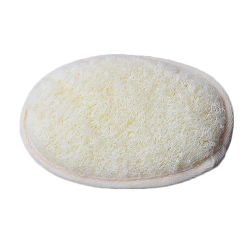 Naturlig luffa 10 x 14 cm Blød badebørste Eksfolierende brusesvamp Massage bodyscrub Dybderensende hud