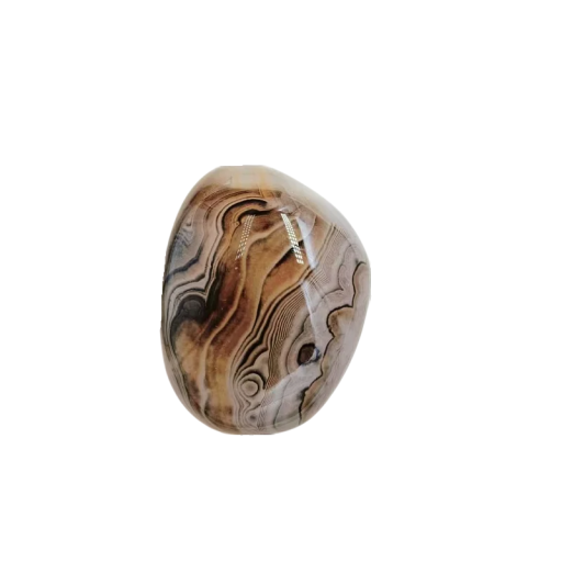 Natuurlijke gepolijste zijde agaat steen 30–50 g Decoratief mineraal voor verzamelaars Steen voor binnen Meditatie kristal