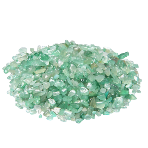 Natuurlijke groene aventurijn steentjes 3–5 mm 100 g kleine minerale stenen groen voor decoraties, creatie en verzameldoeleinden