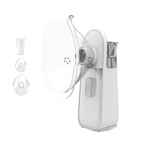 Nebulizator portabil reincarcabil cu curățare automată mini atomizor PC silicon USB baterie pentru inhalare la copii și adulți
