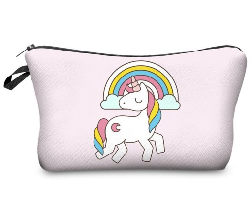Neceser con estampado de unicornio J691