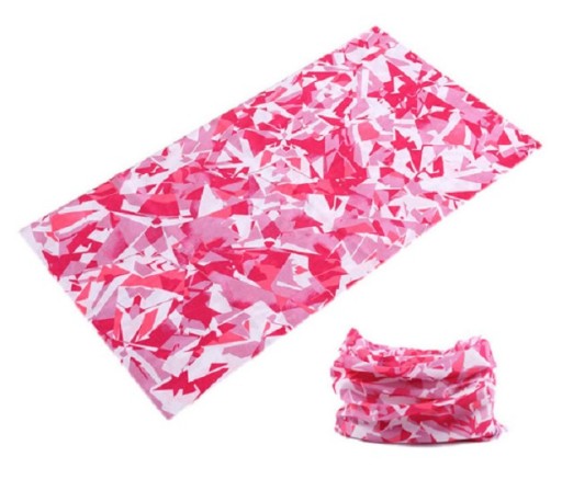 Neck Warmer with a Striking Geometric Pattern Throughout Unisex for Women and Men Tubular Cut for Wearing Around the Neck Polyester