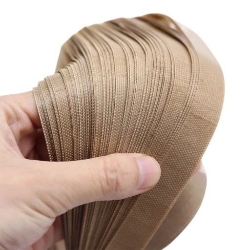 Nem tapadó tömítőszalag folyamatos hegesztőhöz 50 db 770x15x0,2 mm PTFE teflon barna műanyag zacskók és fóliák hegesztéséhez