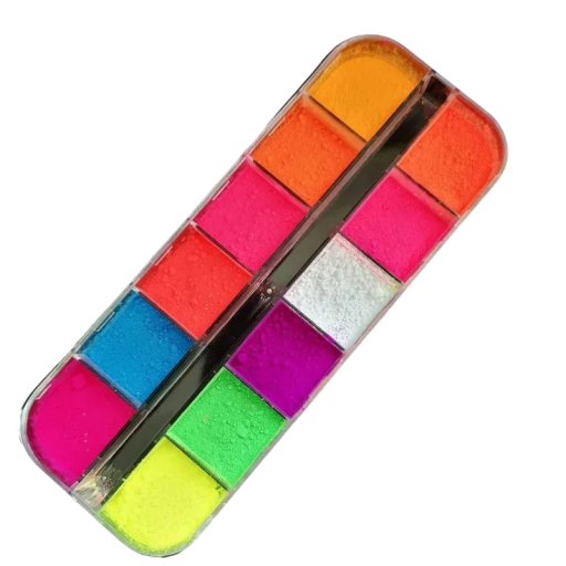 Neon szemhéjpúder paletta 12 színű Boldly Colored szemhéjpúderek Ultra pigmentált púderes árnyékok