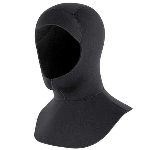 Neopreen duikcap 3 mm met bedekking van hoofd, nek en schouders voor duiken, snorkelen en watersporten