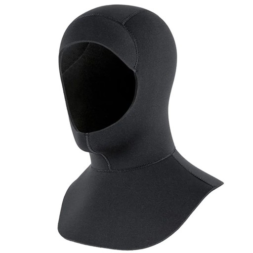 Neopreen duikcapuchon 5 mm met bedekking voor hoofd, nek en schouders voor duiken, snorkelen en watersporten