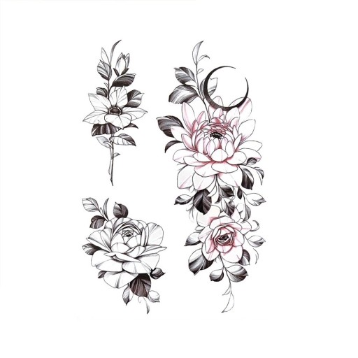 Nep bloemen tatoeage