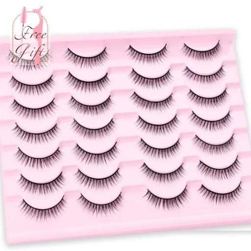 Nepwimpers 14 paar voor natuurlijke wimperextensions Volume 3D Nepwimpers Plak-nepwimpers