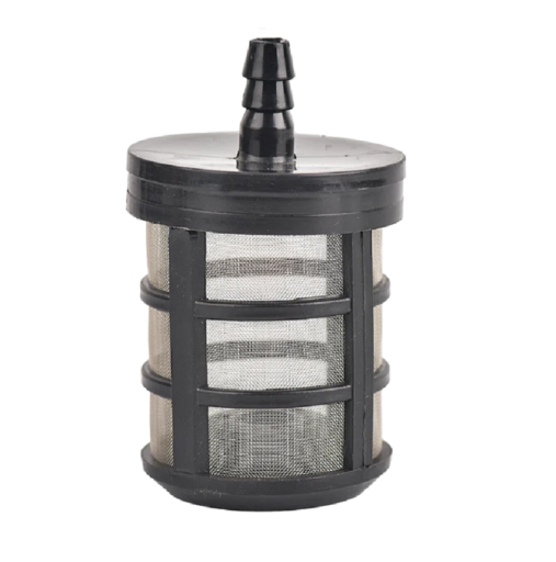 Netzfilter für Bewässerungswasserfilter, 8 mm, 120 Mesh-Filtersieb, um zu verhindern, dass Schmutz in die Pumpe, Bewässerungsfilter, Gartenwasseranschluss, 4,6 x 8,3 cm eindringt