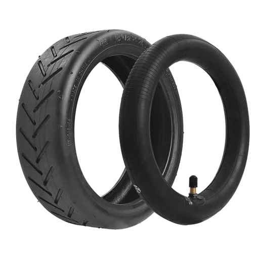 Neumático y cámara 8,5x2 para Xiaomi M365 Pro 1S Patinete Eléctrico Repuesto Resistente al Desgaste Antideslizante