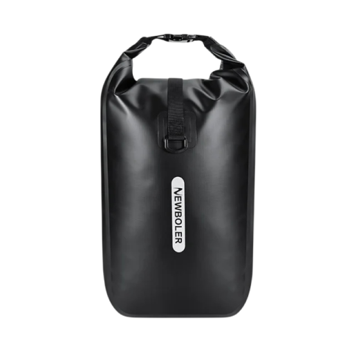 NEWBOLER Bolsa de bicicleta para horquilla y portaequipajes trasero impermeable de liberación rápida 20 l dimensiones 28,5 x 12 x 51 cm para excursiones en bicicleta