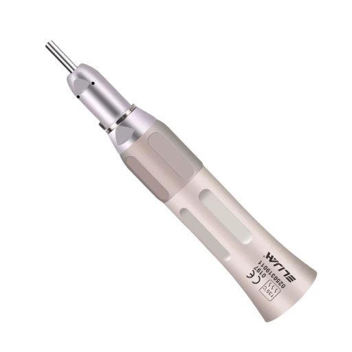 Niedriggeschwindigkeitsaufsatz für zahnärztliche Bohrer ISO E-Type aus Edelstahl mit geradem Wasserstrahl Länge 9,5 x Breite 1,9 cm