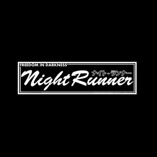 Night Runner - autó matrica