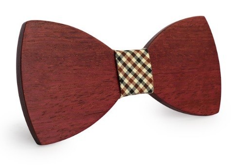 Nœud papillon en bois J632