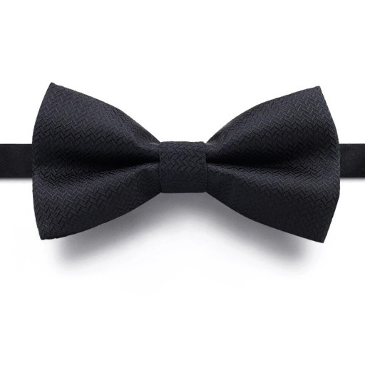 Nœud papillon noir pour homme formel Classique accessoire élégant Taille ajustable Pour mariages bals événements sociaux Idéal avec un costume