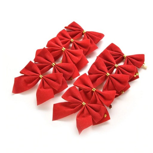Nœuds décoratifs de Noël 12 pcs