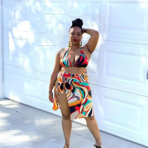 Női bikini és szoknya P1082