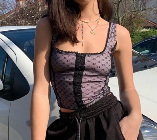 Női crop felső A825