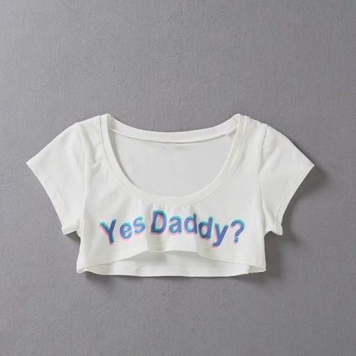 Női crop felső Yes Daddy