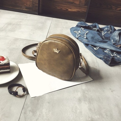 Női crossbody kézitáska koronával